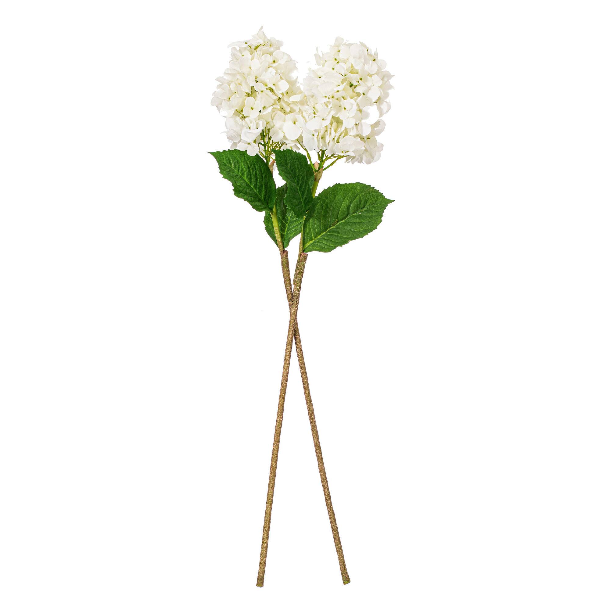 35" White Artificial Cone Hydrangea Sprays, 2ct.